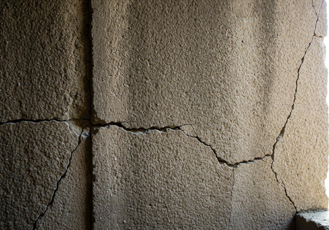 Fissures structurelles mur porteur logement ancien