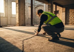 Comment détecter une fissure dans une dalle de béton avant rénovation