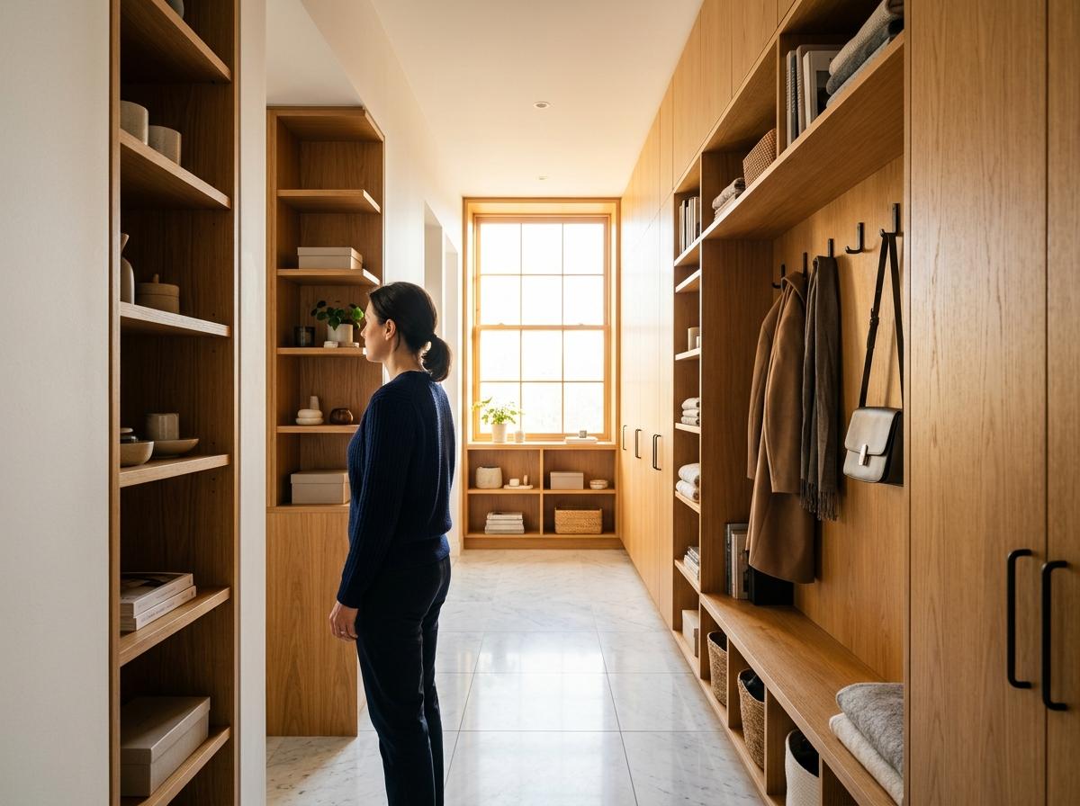 Comment aménager un couloir étroit pour optimiser le rangement ?