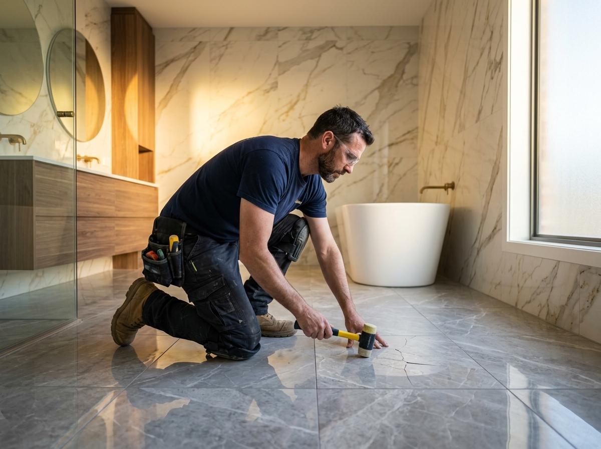 Carrelage qui sonne creux : faut-il tout déposer ou peut-on reboucher ?
